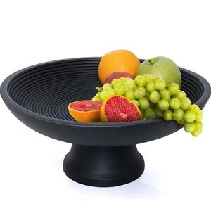 Elegant Black Fruit Bowl